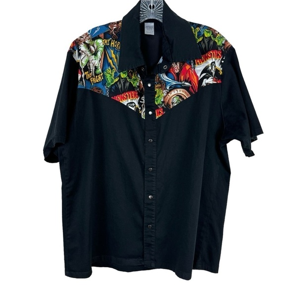 Hemet Hollywood Monsters Short Sleeve Shirt - Picture 1 of 8